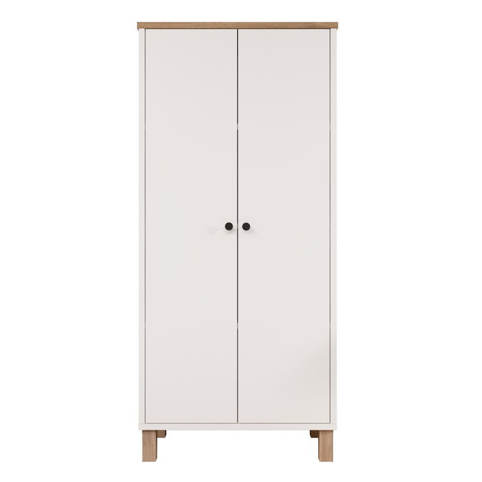 Hanah Home Armario Multiusos Nord - ND5-SW Blanco y Roble Hanah Home Armario Multiusos Nord - ND5-SW Blanco y Roble